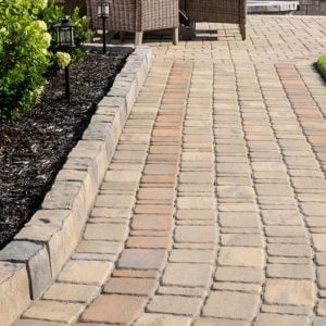 interlocking brick pavers